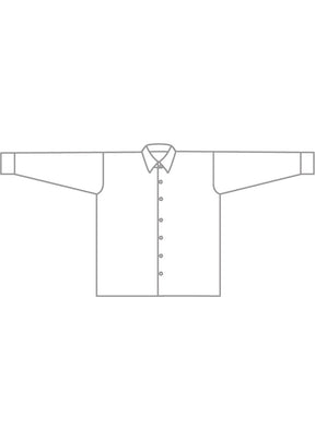 cotton poplin slim shirt with collar - regular