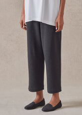 cotton jersey japanese trouser (coal)