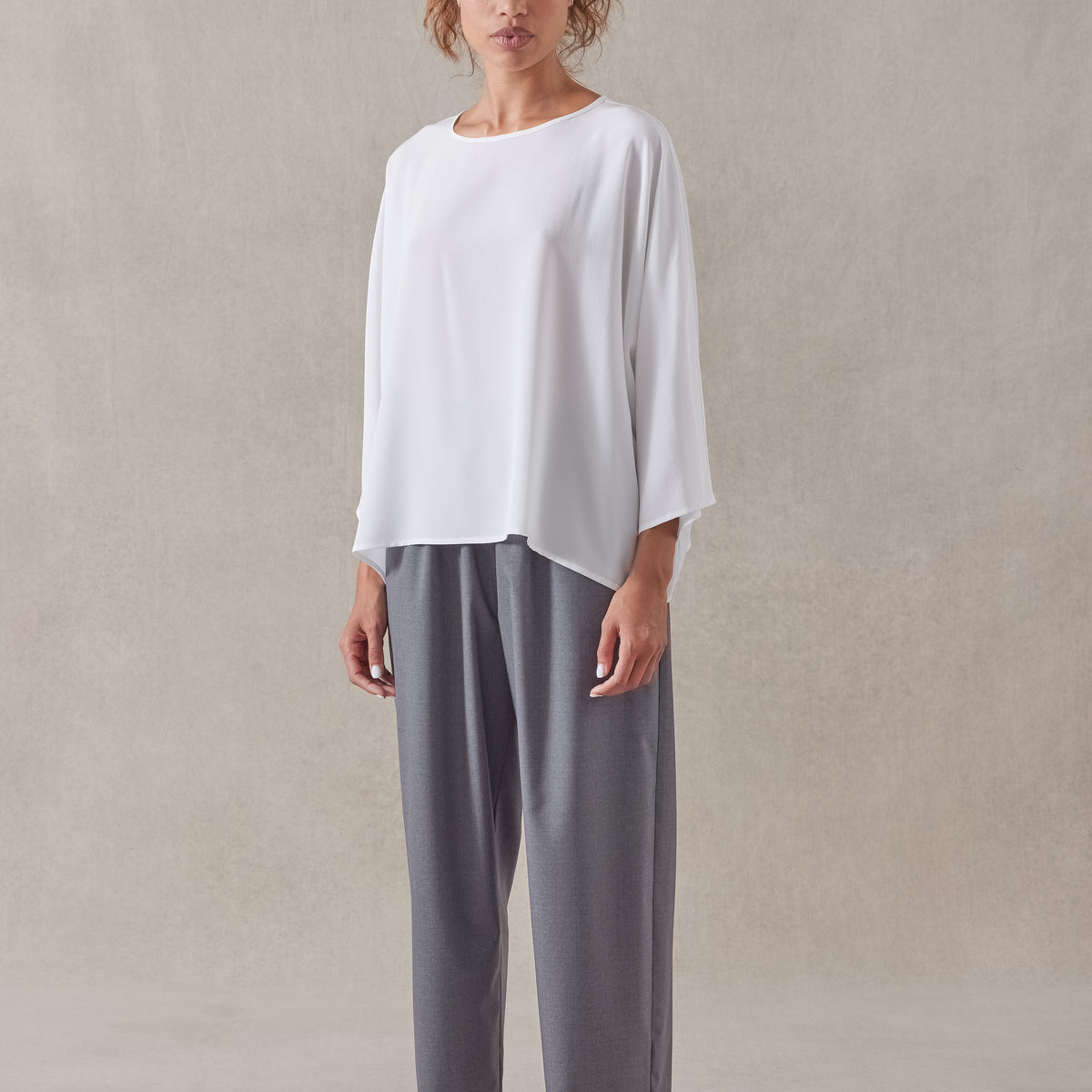 トップス FLATCORD YARN WIDE RIBKNIT BOAT NECK P/O Rib-Knit Wool