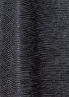midweight silk plissé a-line shell - mid plus (black)