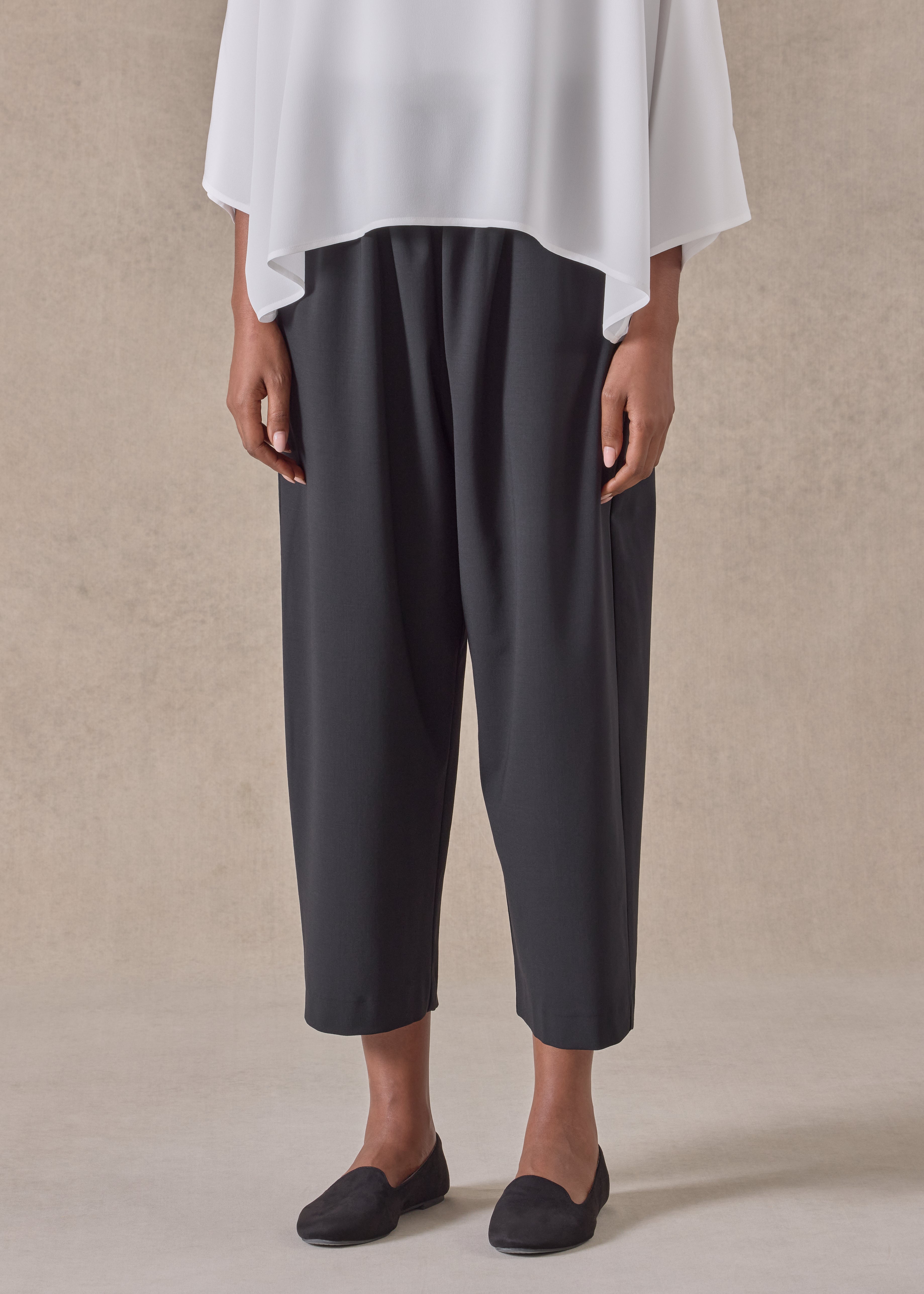 雰囲気◎ CORONA Japan製 Cotton Wide Trousers COR_WE01_BLACK_001_46152401-