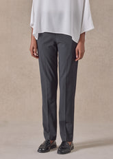 wool narrow trouser