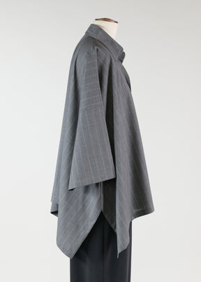 wool dps short sleeve shirt with collar - mid plus