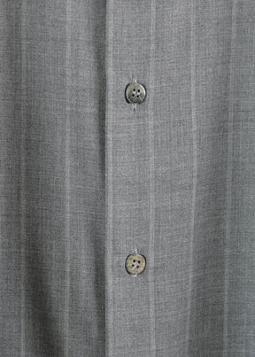 wool dps short sleeve shirt with collar - mid plus
