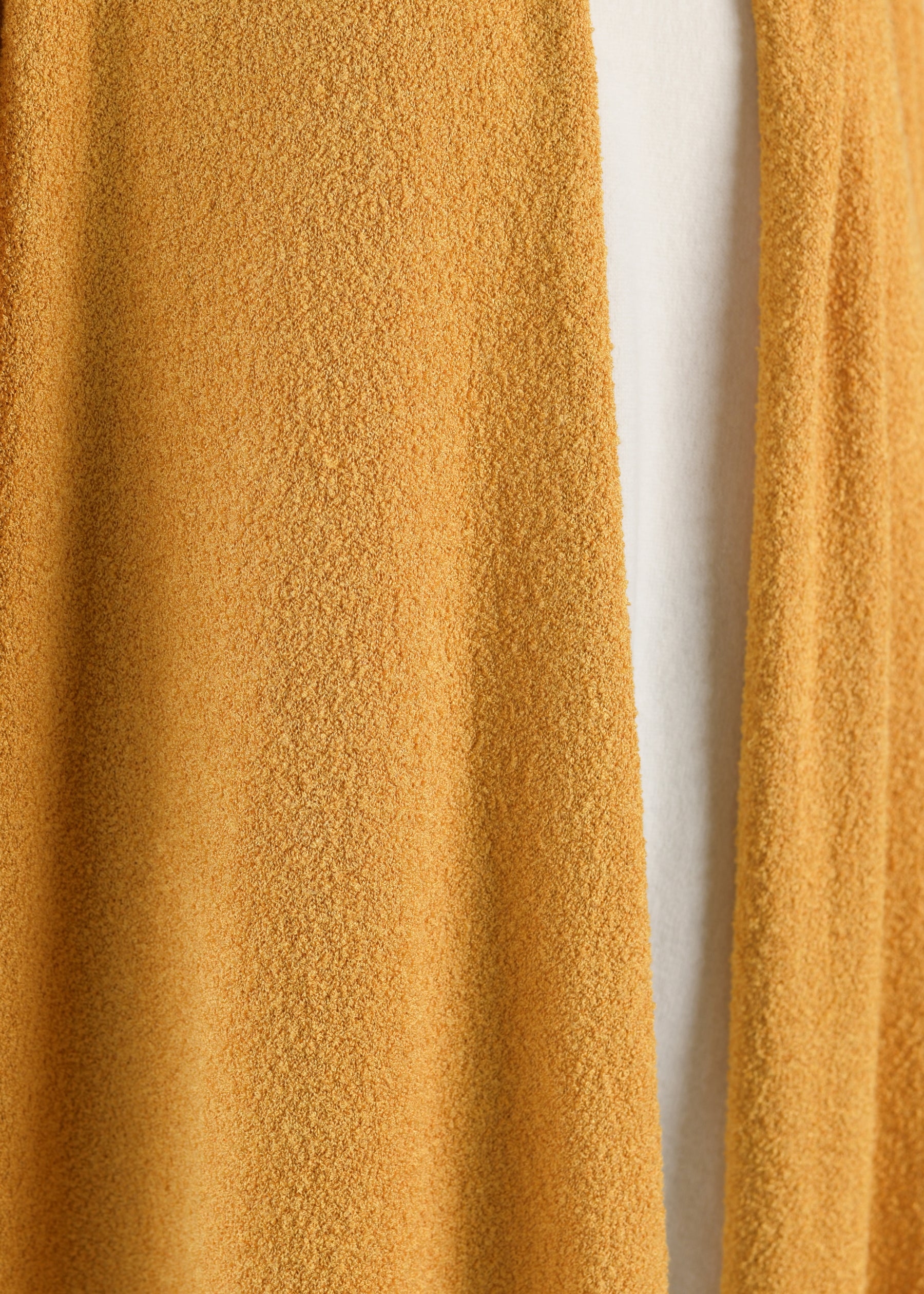 wide sleeveless shawl collar cardigan - long