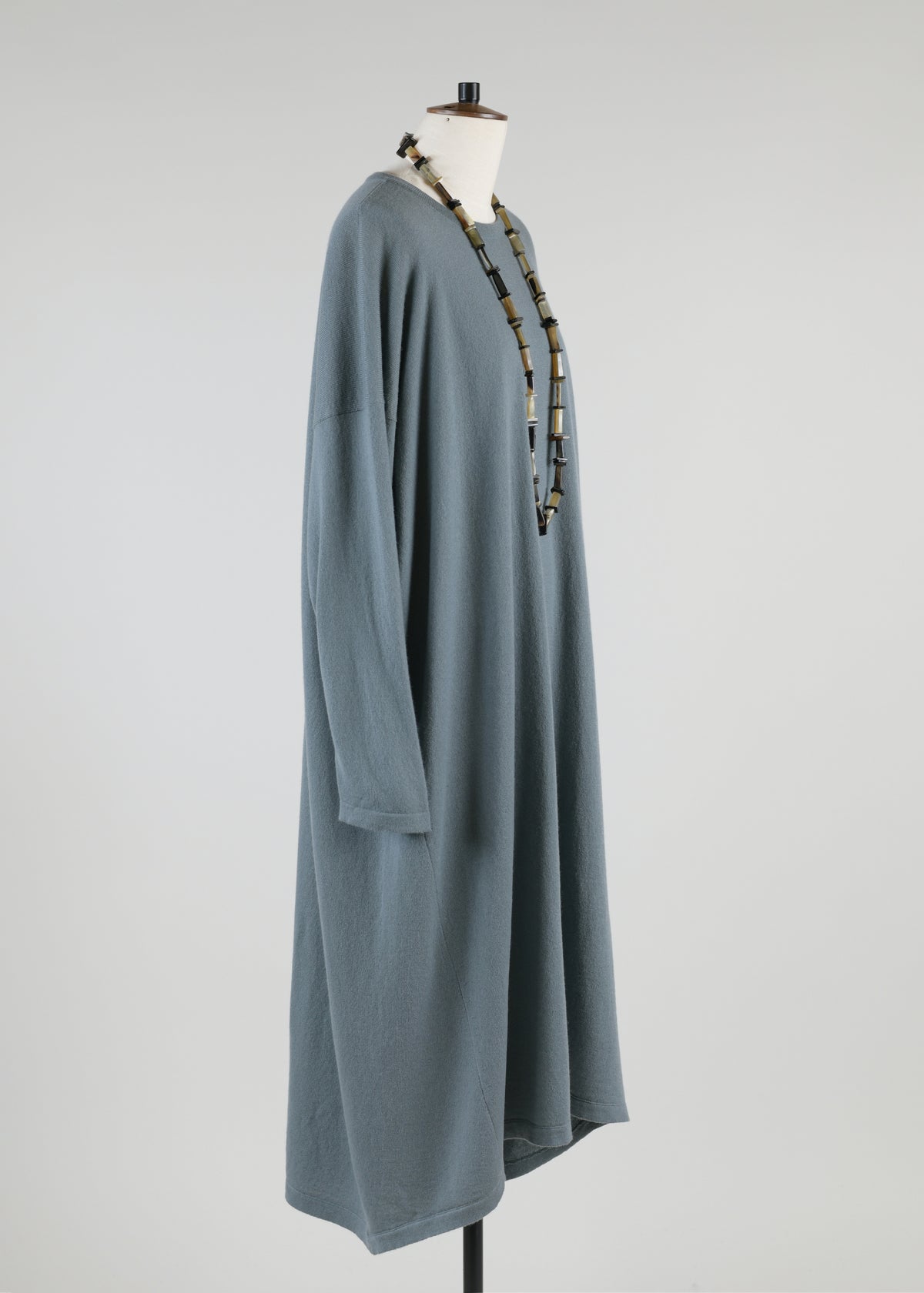 smaller front larger back round neck dress