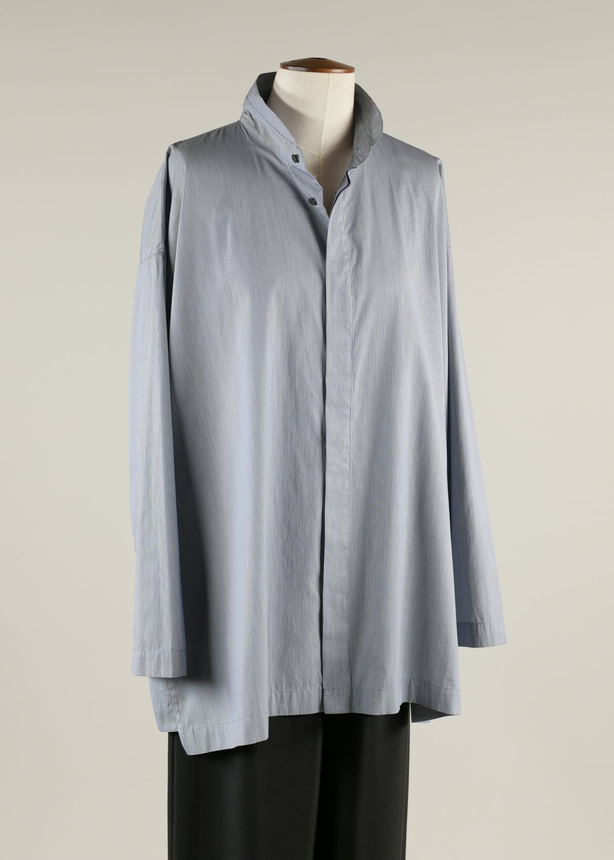 slim a-line dbl stnd col shrt w/step insrt - long