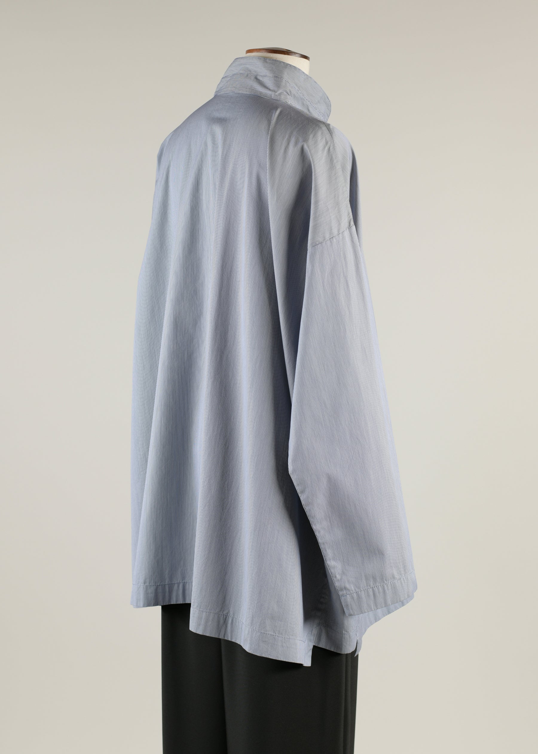 slim a-line dbl stnd col shrt w/step insrt - long