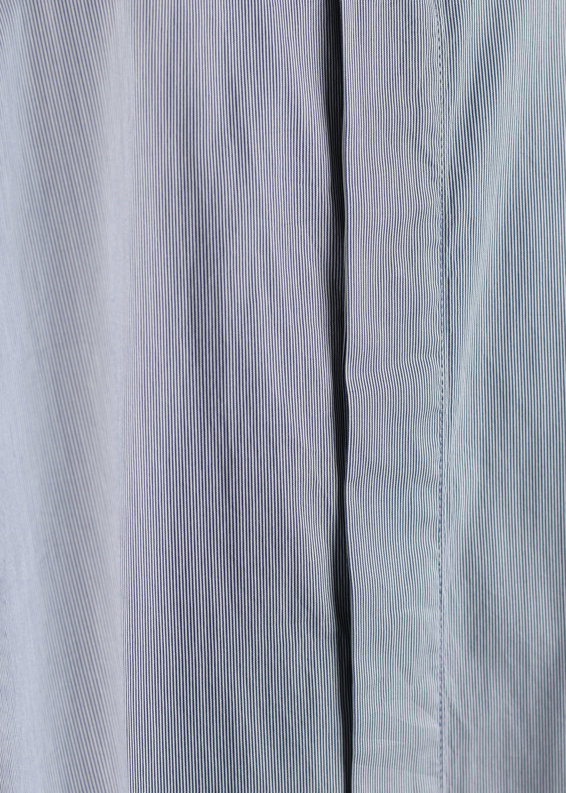 slim a-line dbl stnd col shrt w/step insrt - long