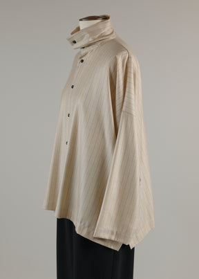 wide scrunch neck shirt - mid plus