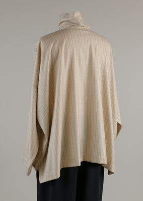 wide scrunch neck shirt - mid plus