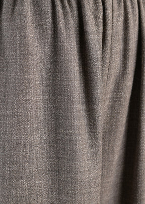 alpaca wool mix longer japanese trouser with ankle slits