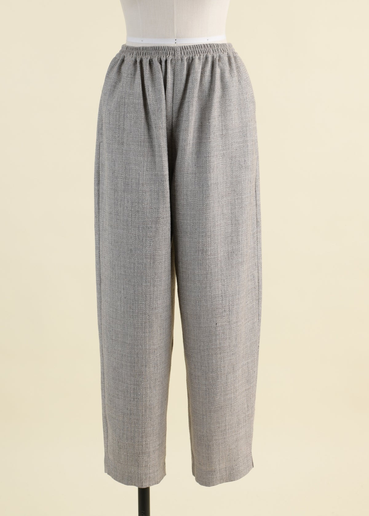 longer japanese trouser with ankle slits