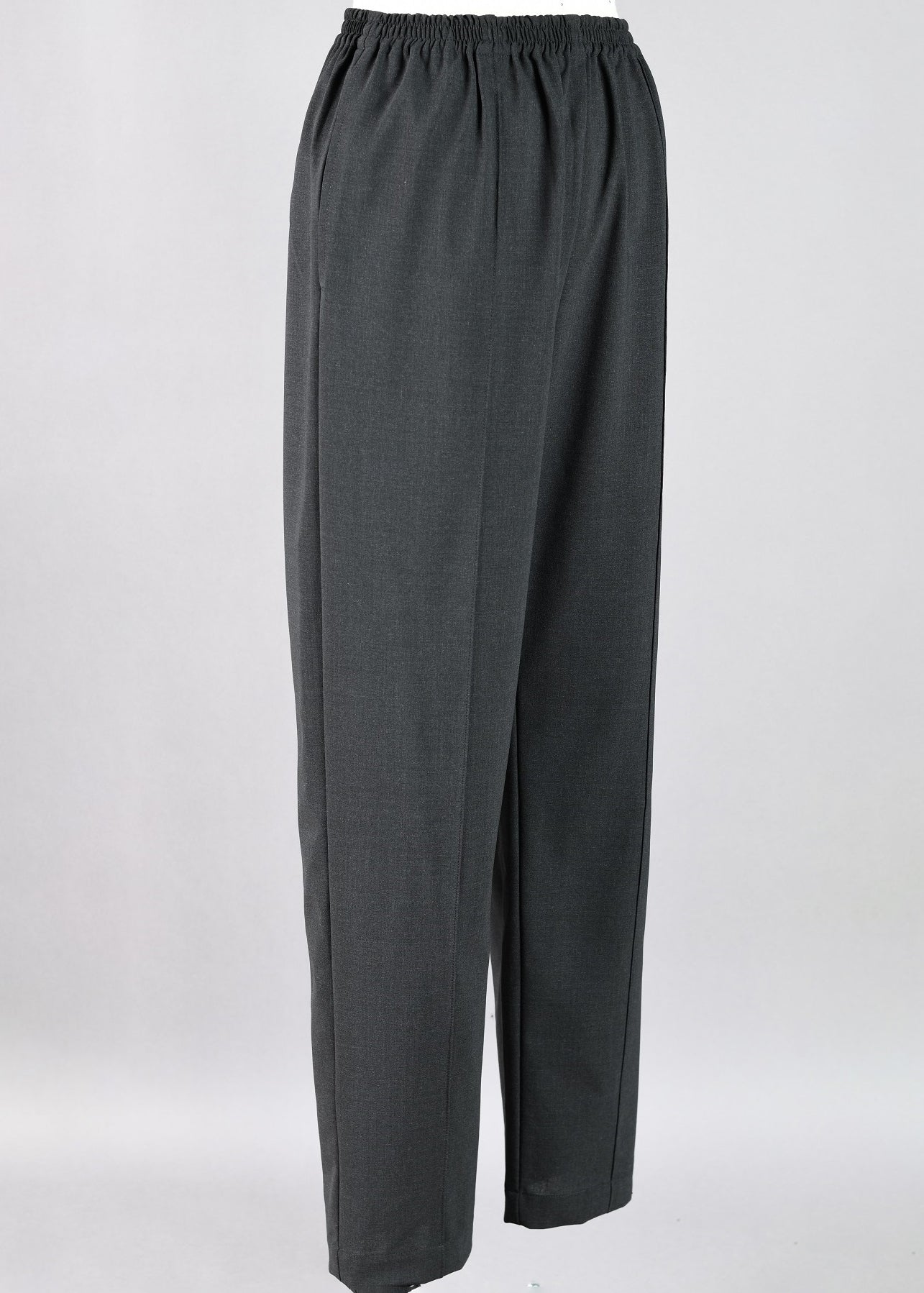 slimmer regular trousers w/front seam stitch detail