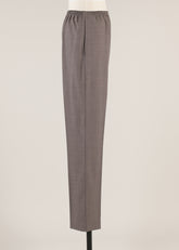 stretch wool narrow trouser