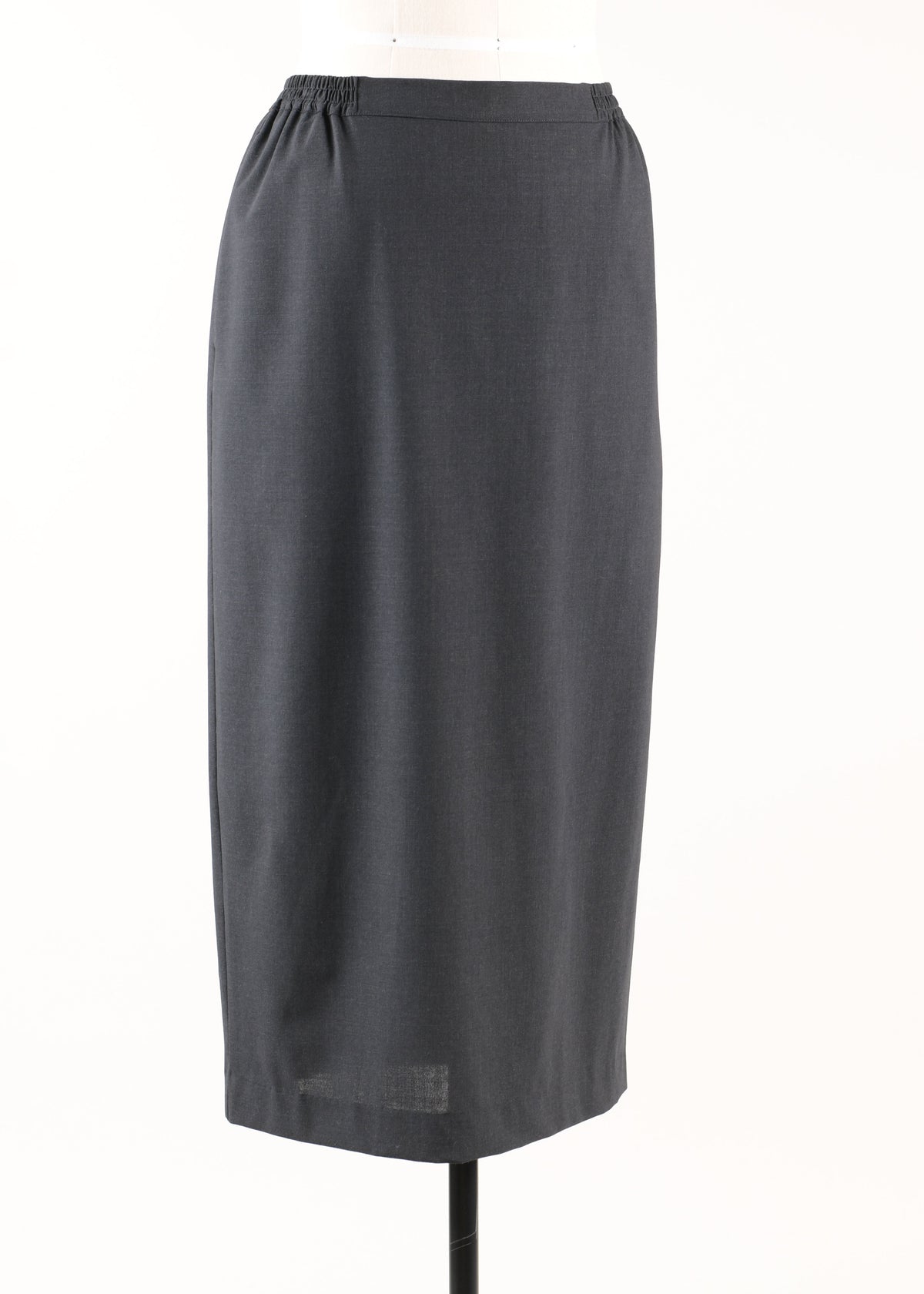 wool straight skirt