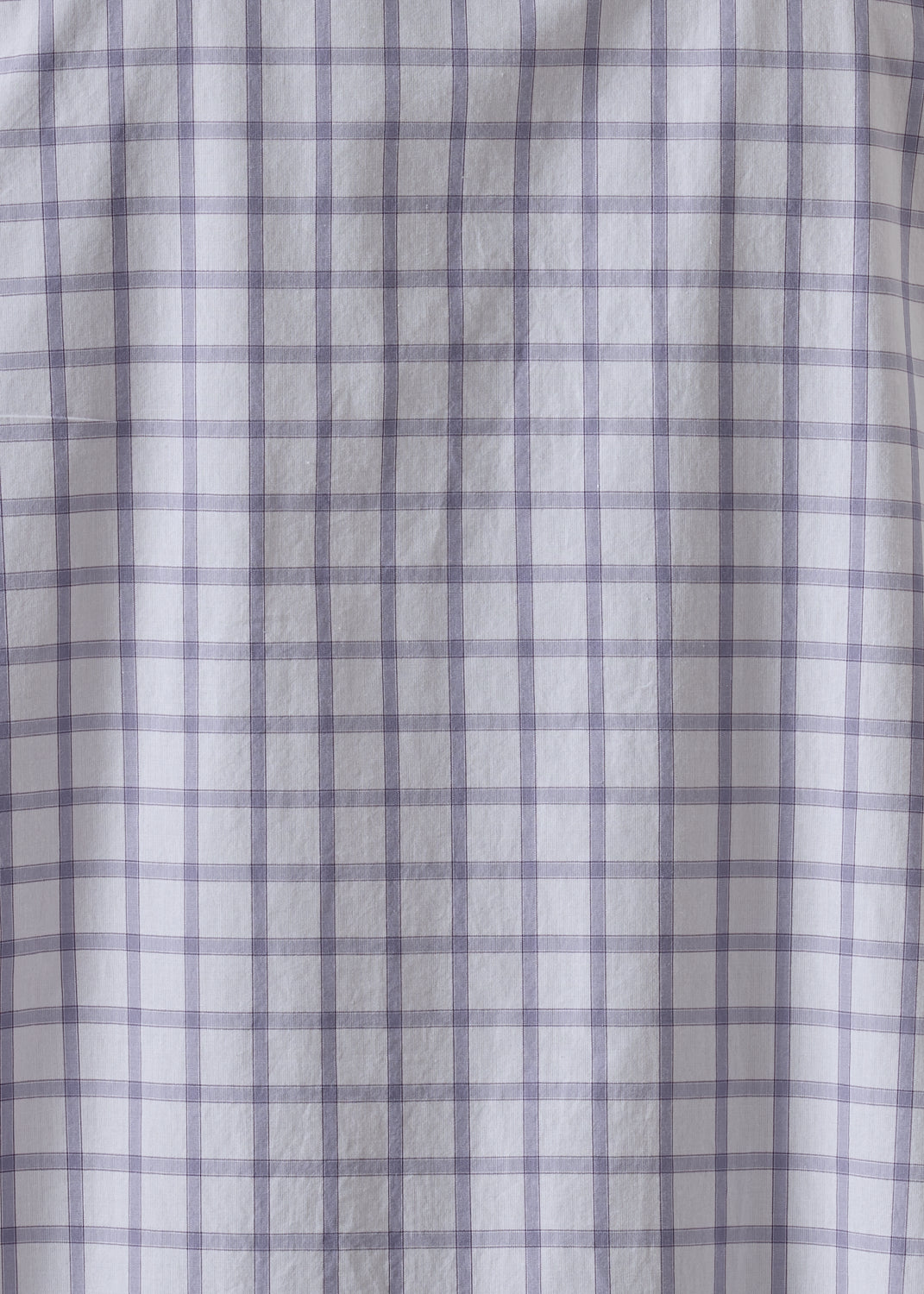 cotton slim a-line shirt with collar and stepped insert - long plus (lavender)