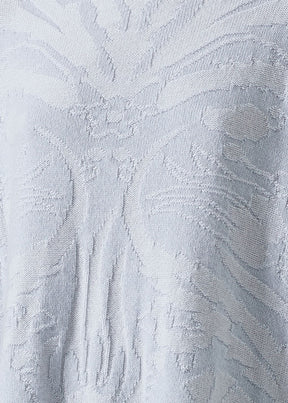 cashmere square 3/4 sleeve top - long