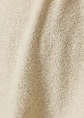 cashmere slim sleeve raw edge bateau neck - mid plus