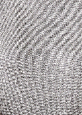 metallicised mix slim sleeve slash neck knitted sweater - mid plus