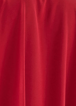 silk wide a-line collarless shirt - very long with slits
