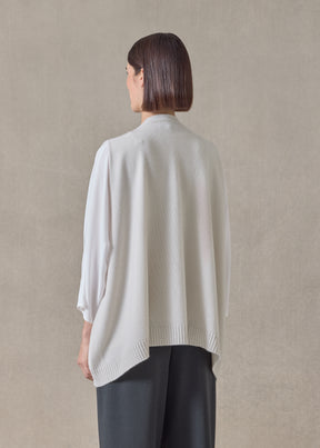 cashmere a-line sleeveless v neck cardigan - mid plus