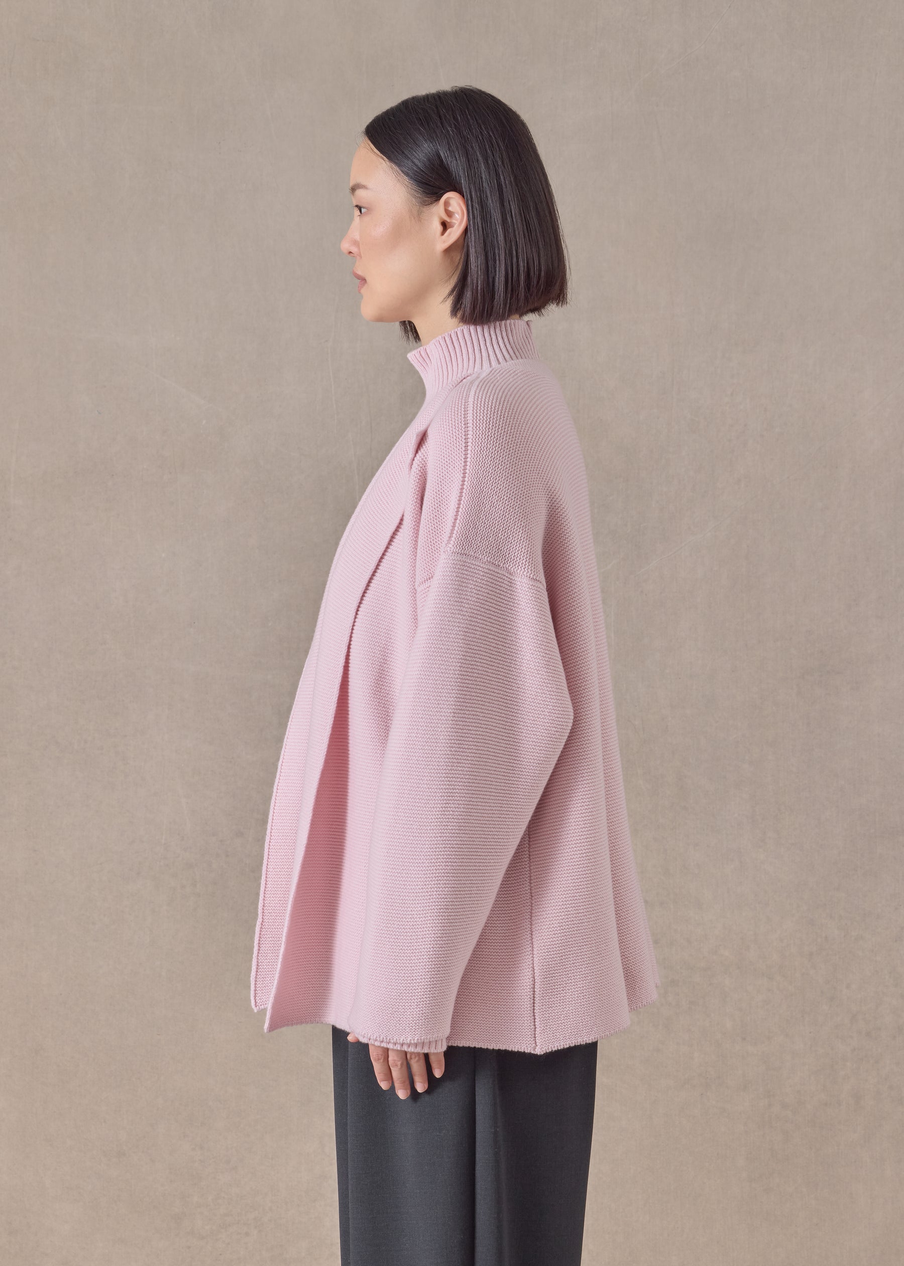 cashmere small jacket coat cardigan- short