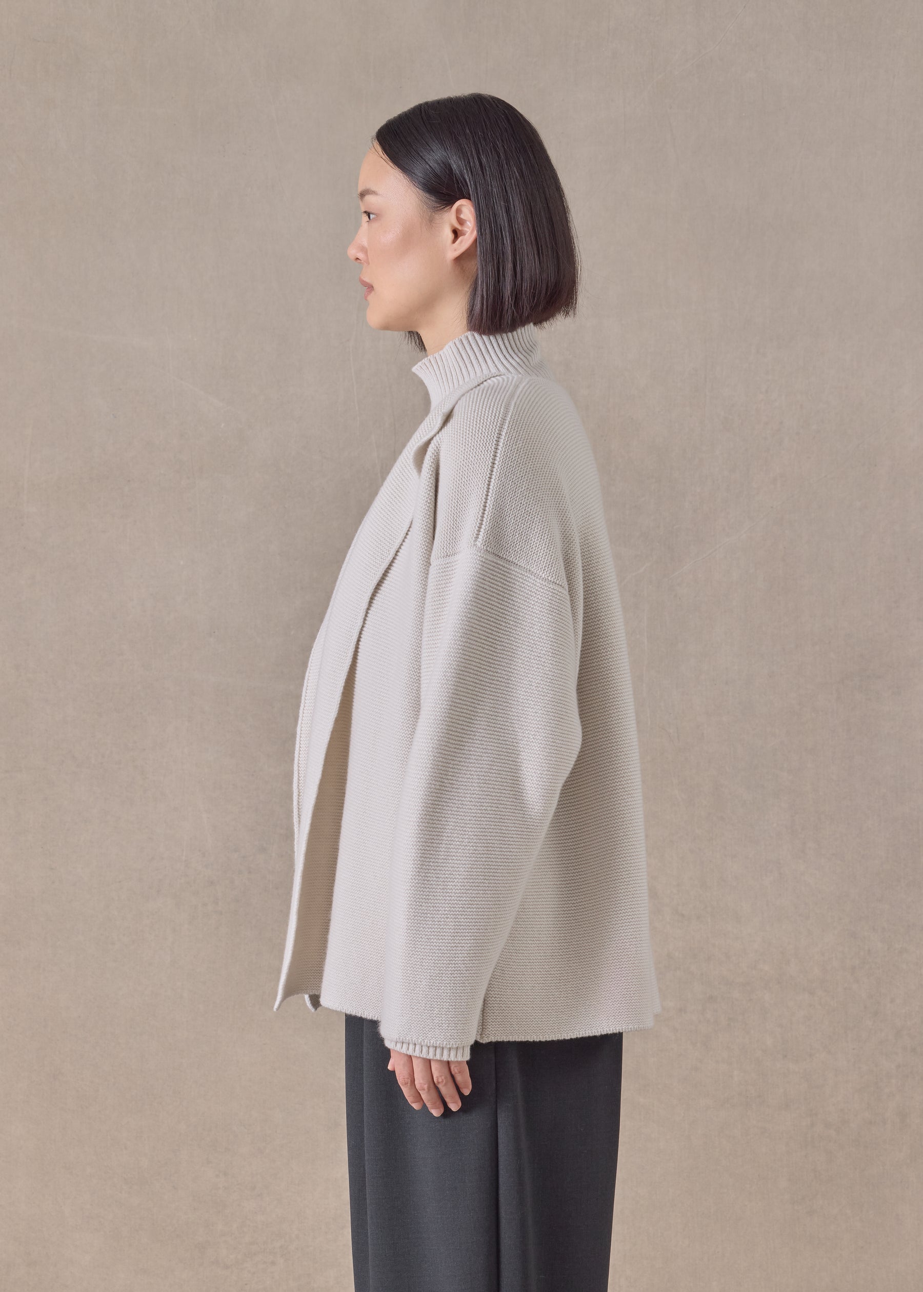 cashmere small jacket coat cardigan- short
