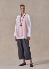 cashmere a-line sleeveless round neck - mid plus