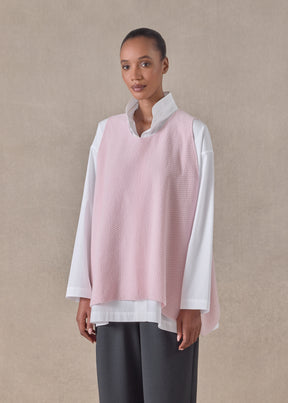 cashmere a-line sleeveless round neck - mid plus