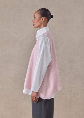 cashmere a-line sleeveless round neck - mid plus