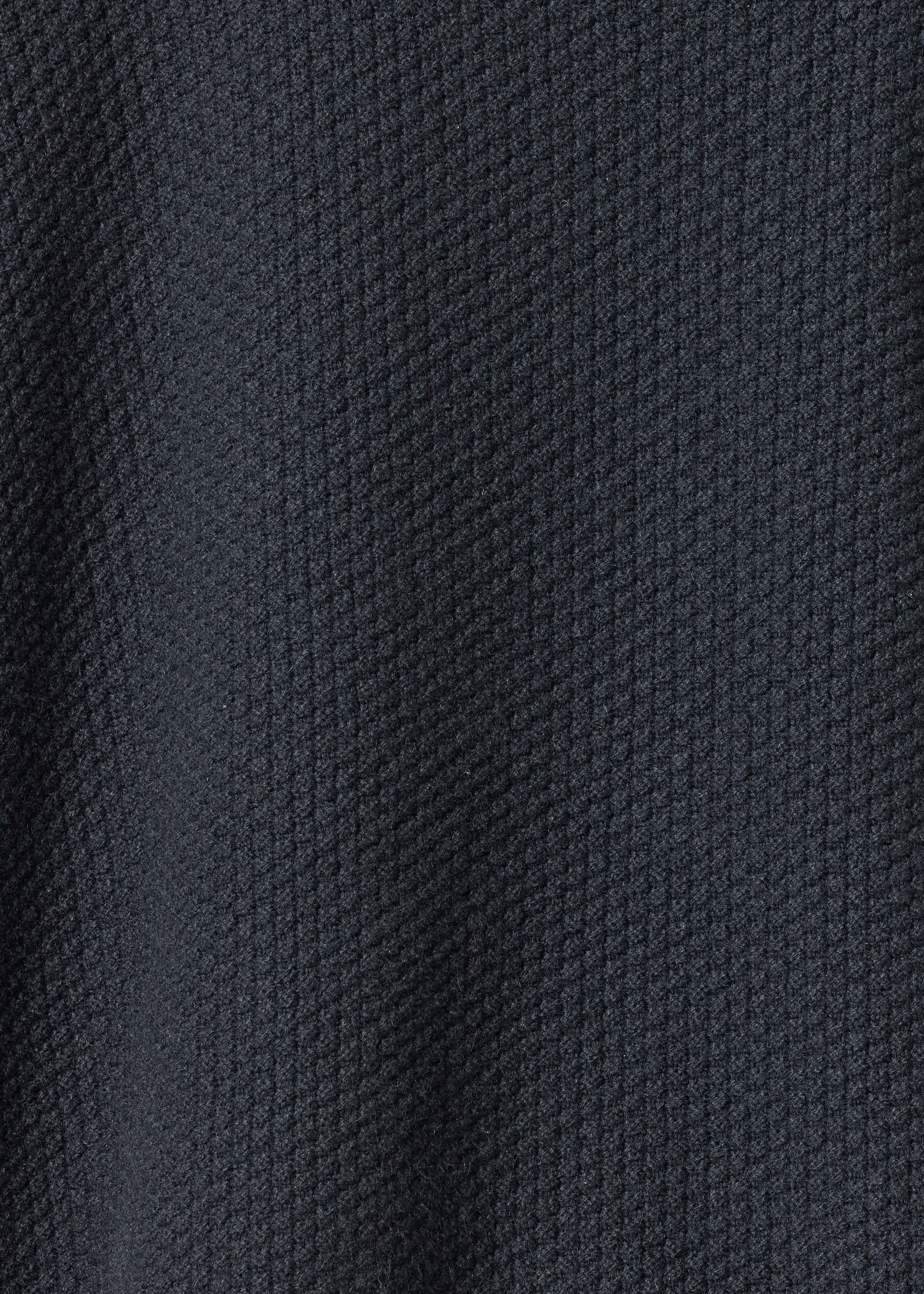 cashmere square 3/4 sleeve  top - long