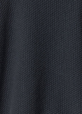 cashmere square 3/4 sleeve  top - long