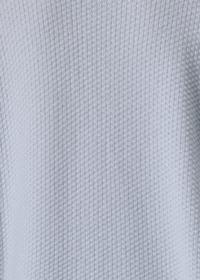 cashmere square 3/4 sleeve  top - long