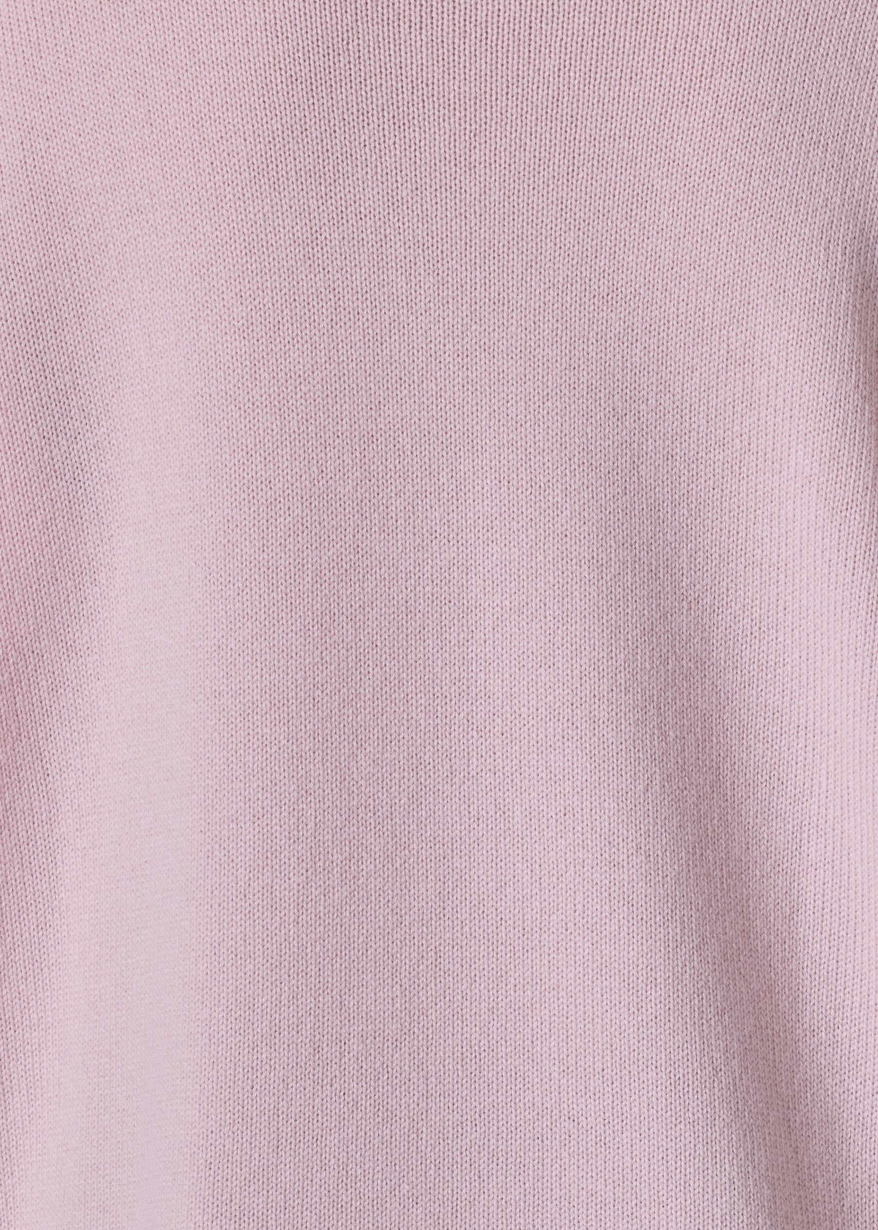 cashmere small long sleeve high neck sweater - mid