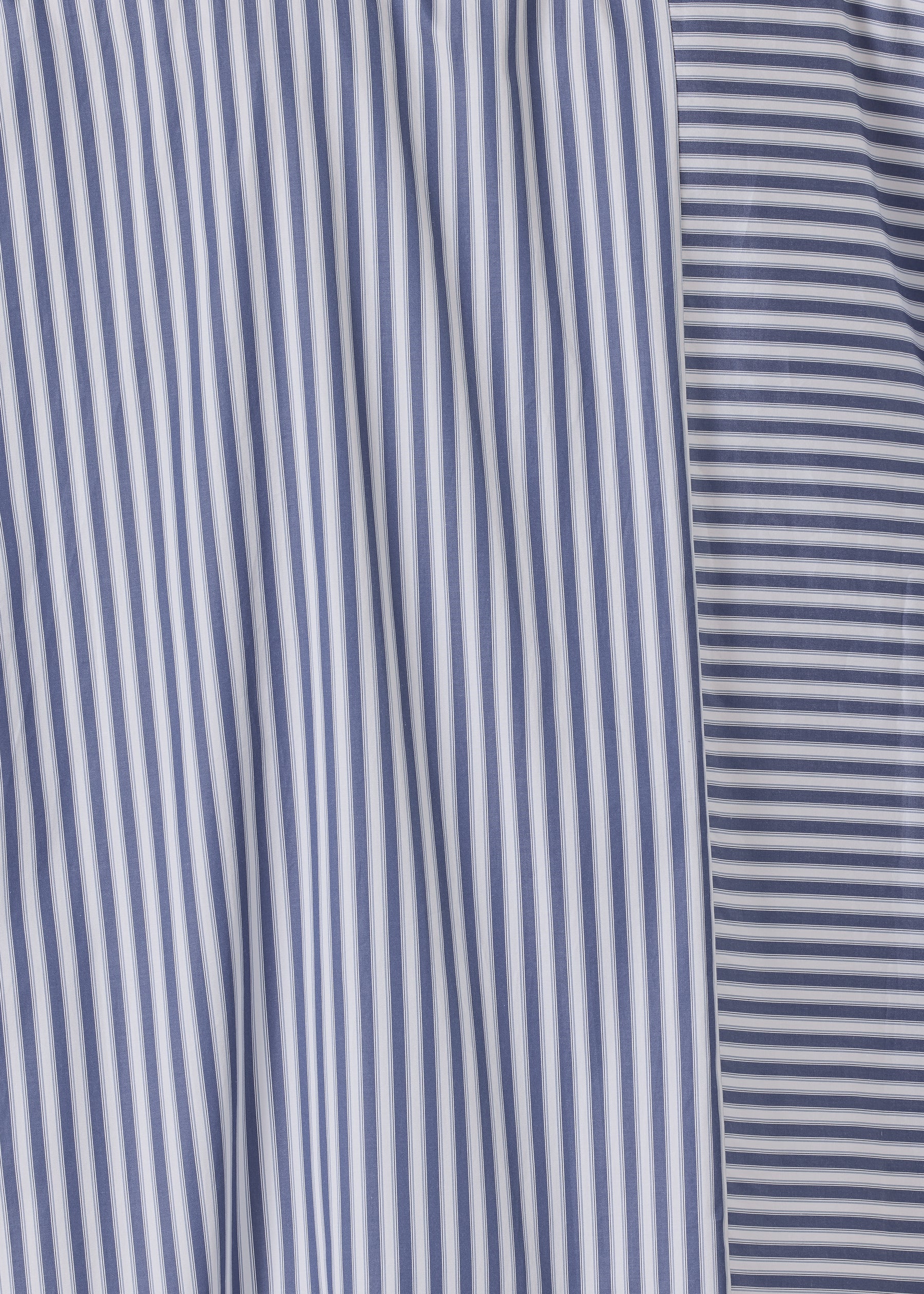 cotton wide longer back double stand collar shirt - mid plus (panelled)
