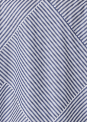 cotton wide a-line shirt with collar - long (patchwork)