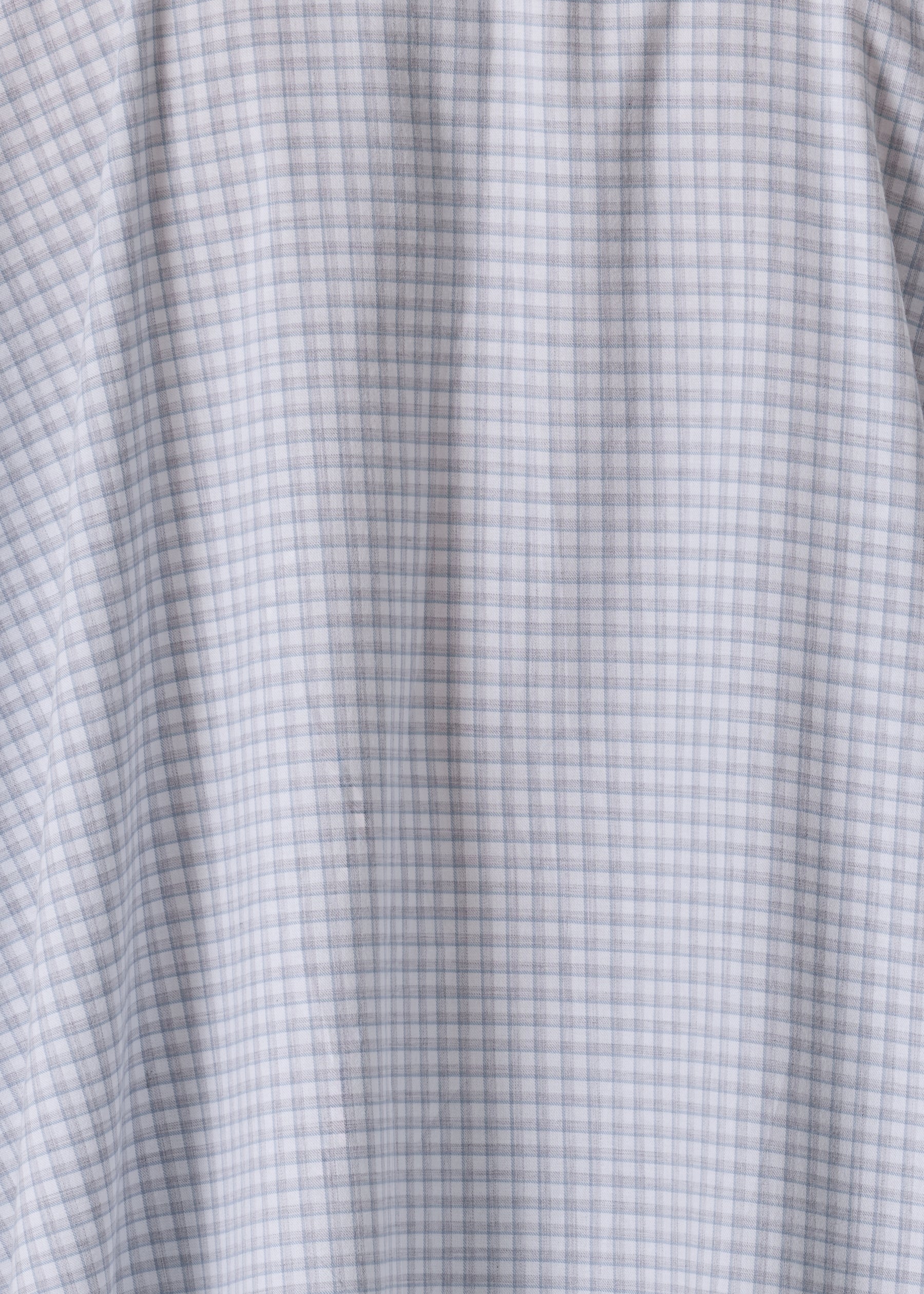 cotton wide longer back shirt with collar - mid plus