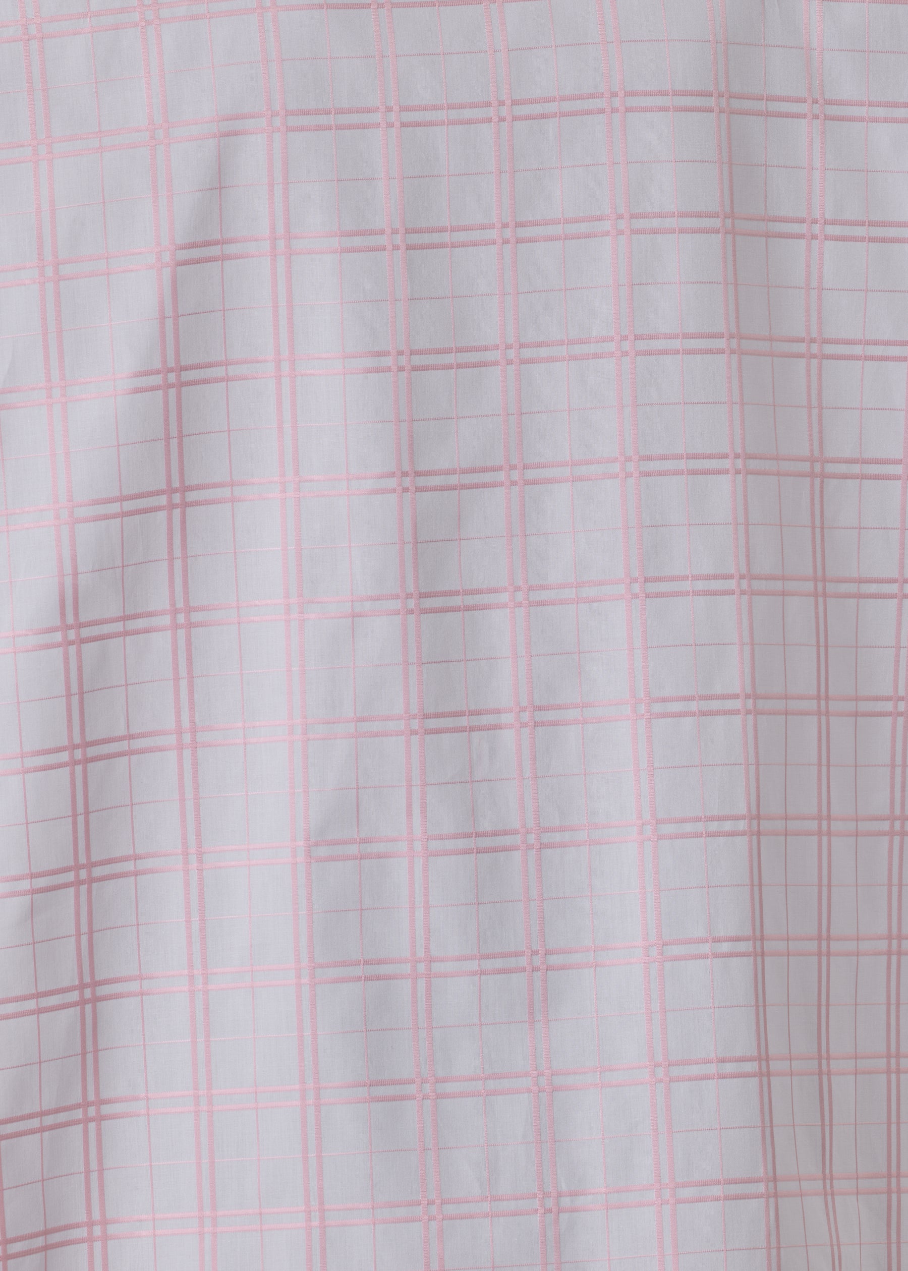 cotton wide longer back shirt with double stand collar - mid plus