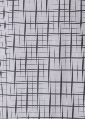 cotton slim a-line shirt with collar and stepped insert - long