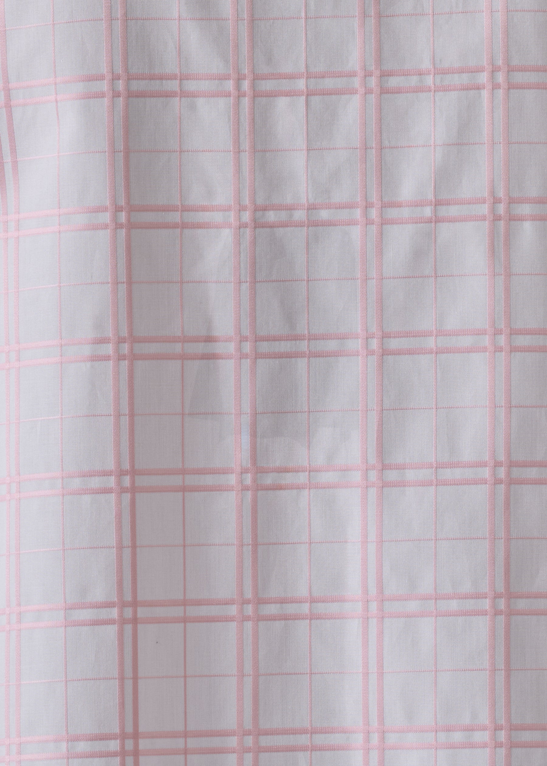 cotton slim a-line shirt with collar and stepped insert - long