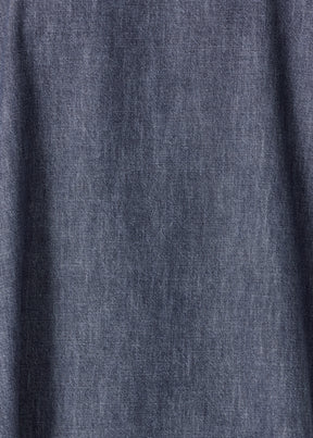 cotton wide a-line monks top - long