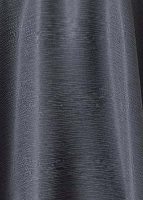 midweight silk plissé dps jacket coat - long plus (slate)