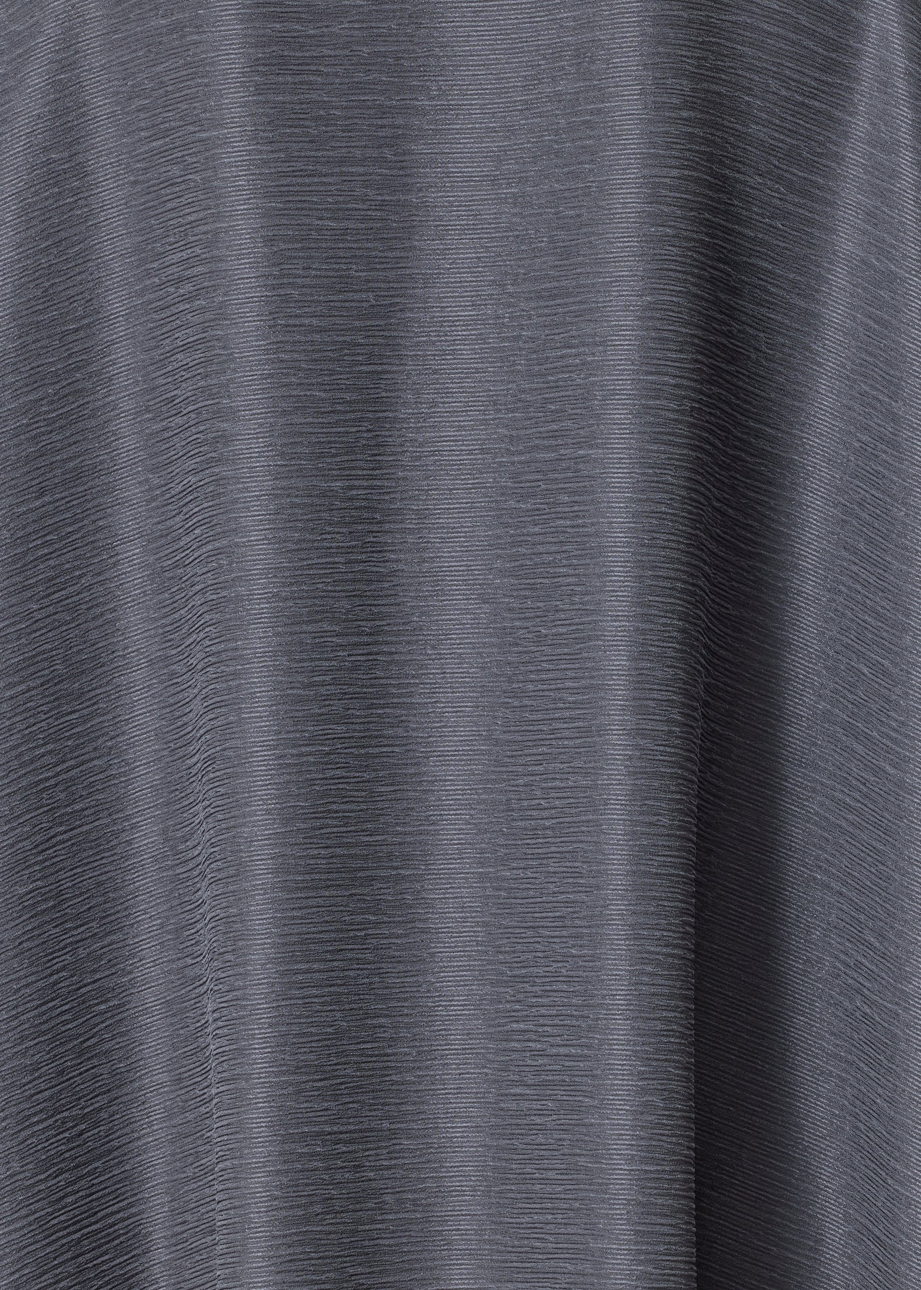 midweight silk plissé dps scoop neck dress (slate)