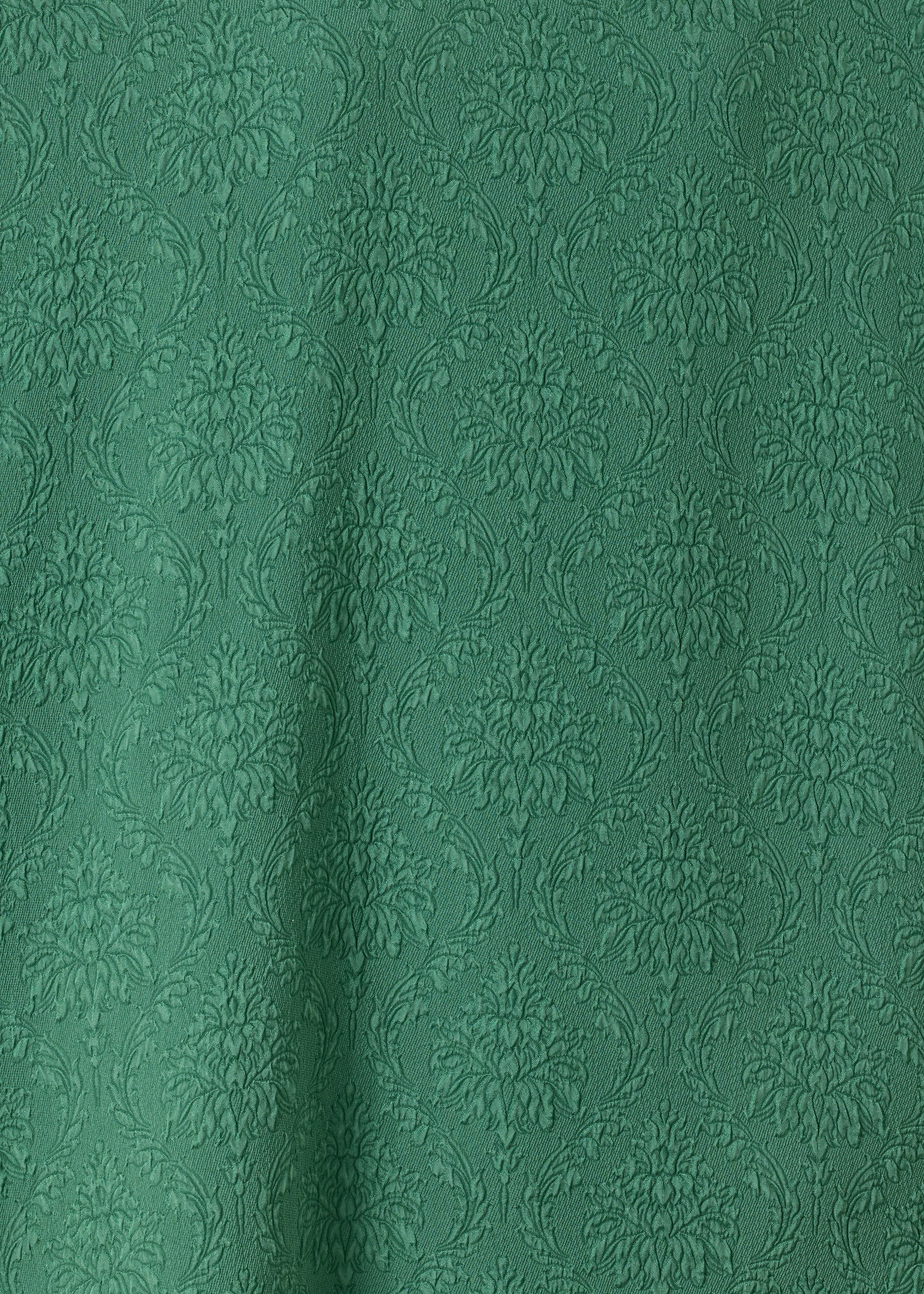 silk wide a-line shirt with chinese collar - long