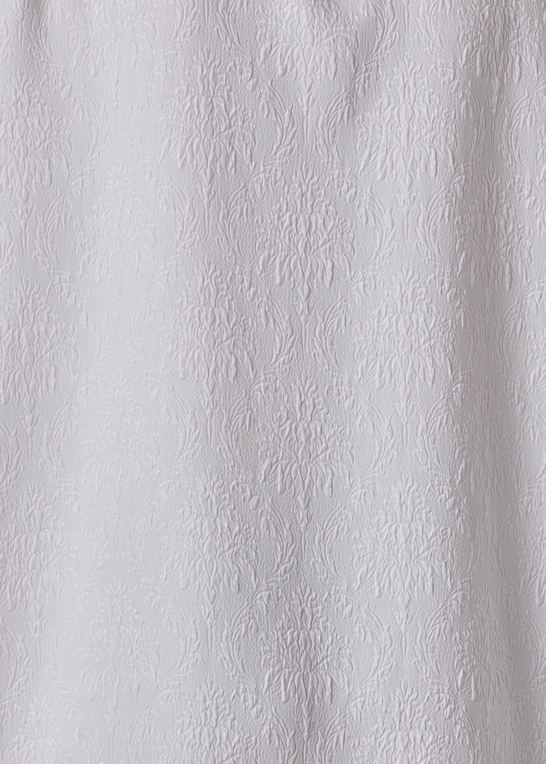 silk wide a-line shirt with chinese collar - long