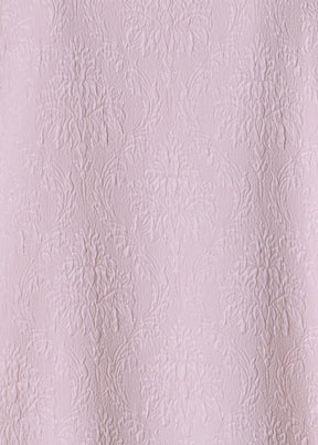 silk wide a-line shirt with chinese collar - long