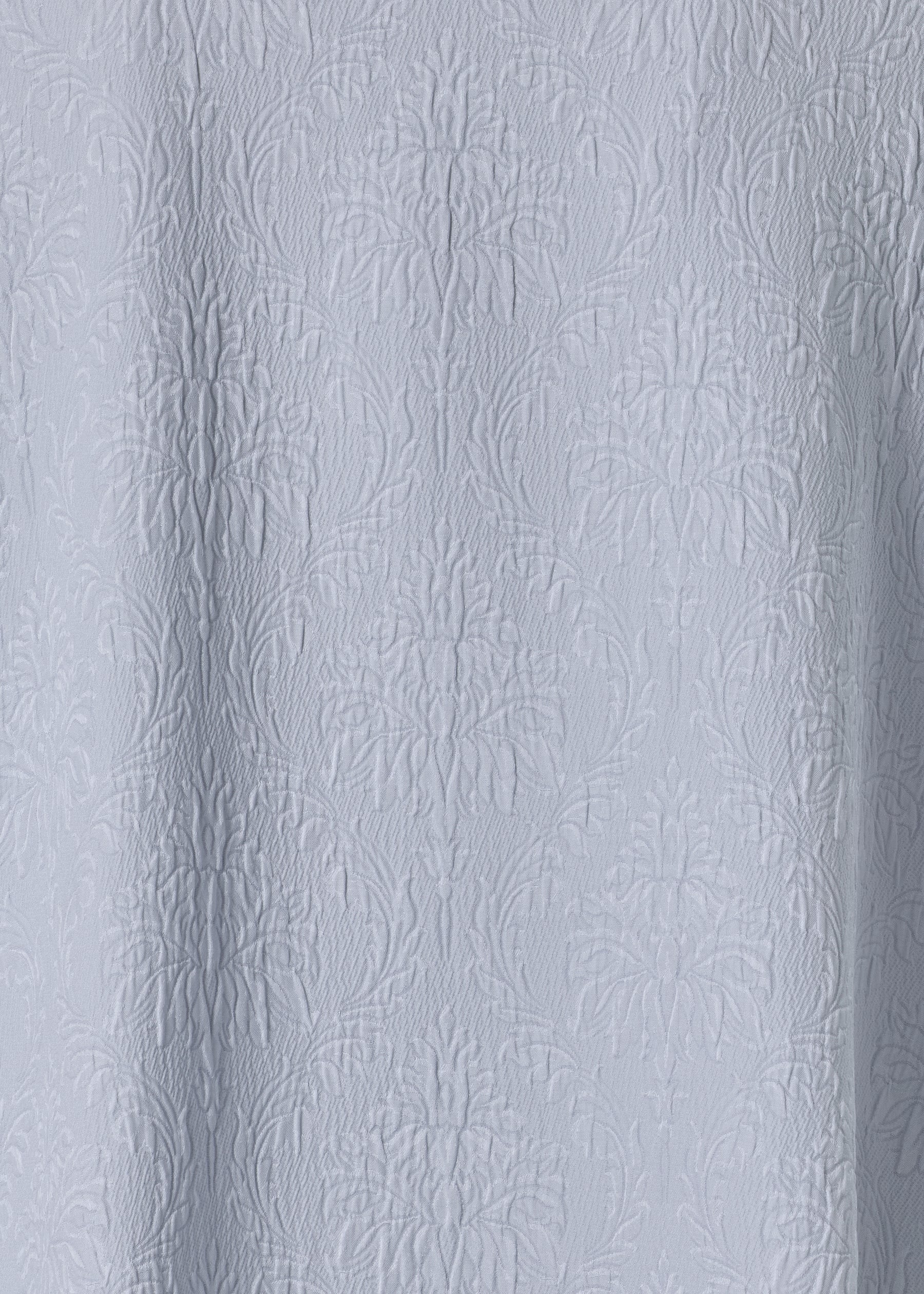 silk wide a-line shirt with chinese collar - very long with slits