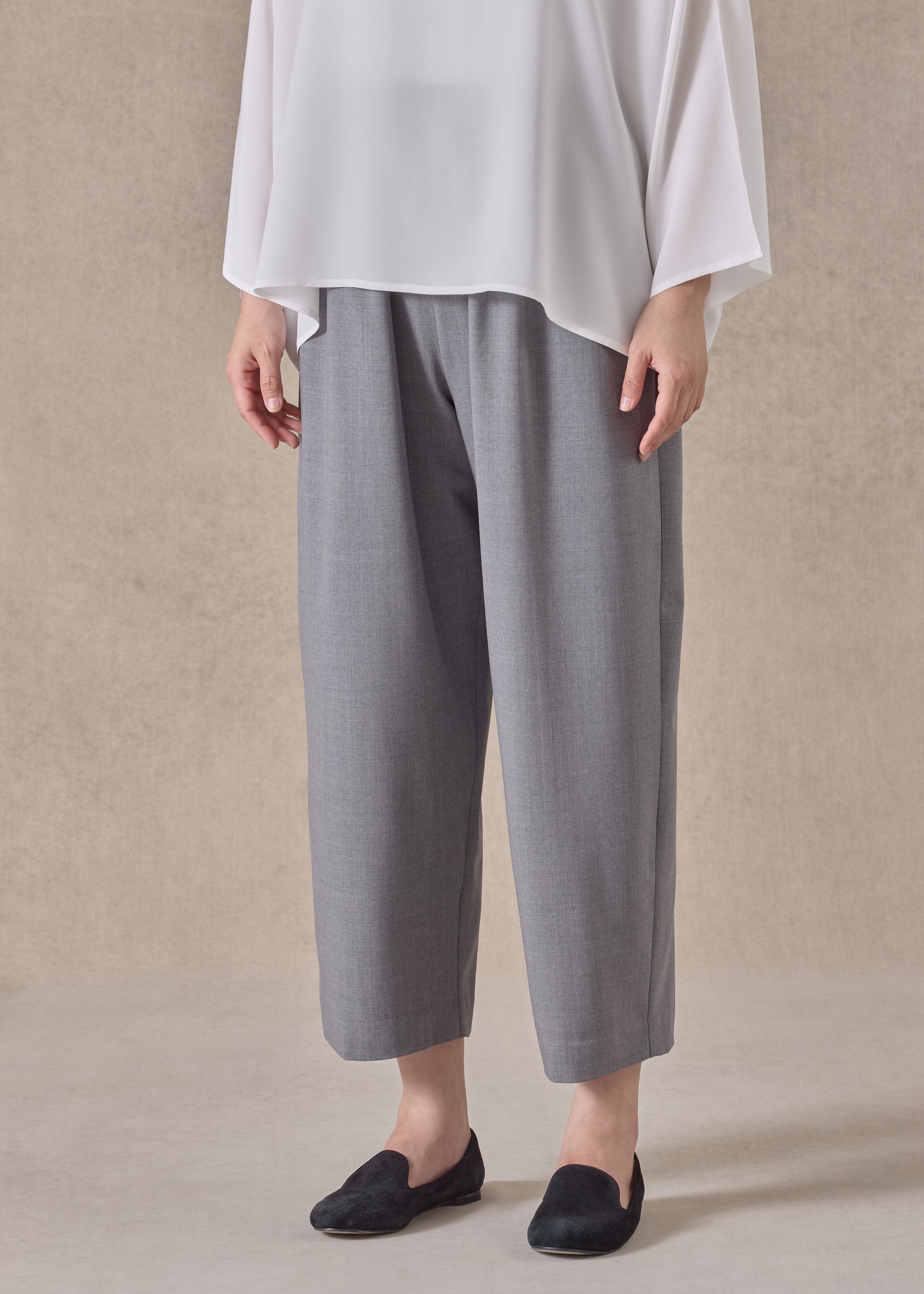 wool stretch japanese trouser