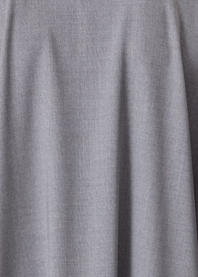 wool mix angle to front side seam shirt dress with collar